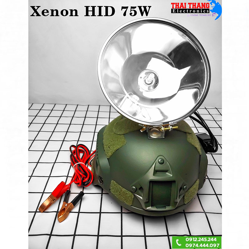 Đèn pin đội đầu xenon 75w