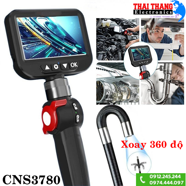CAMERA NỘI SOI XOAY 360 ĐỘ FULL HD TTI CNS3780