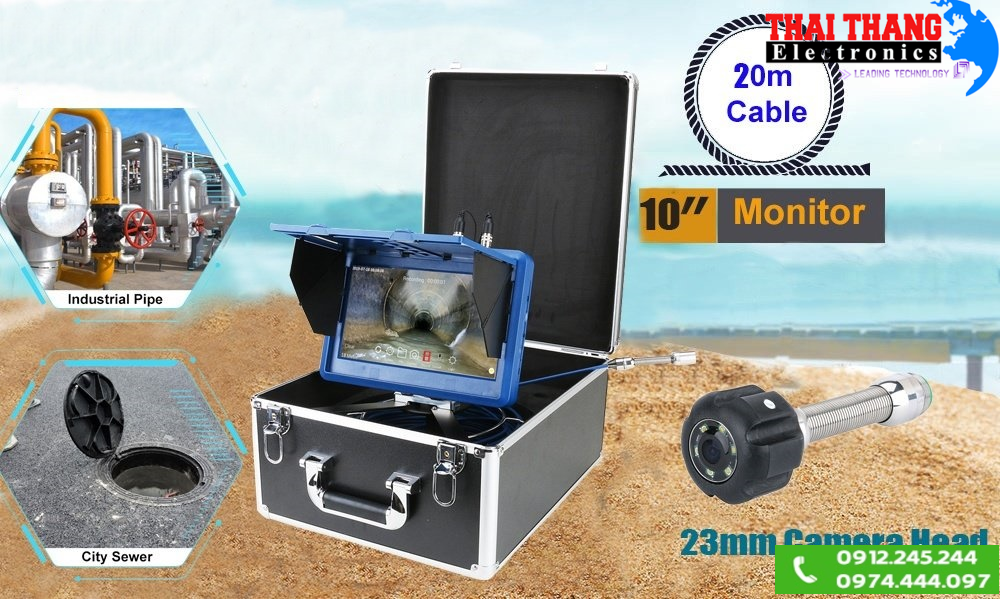 CAMERA KIỂM TRA ĐƯỜNG ỐNG 23MM TTI CNS0810DV