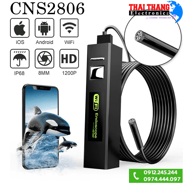 CAMERA NỘI SOI KHÔNG DÂY WIFI CNS2806