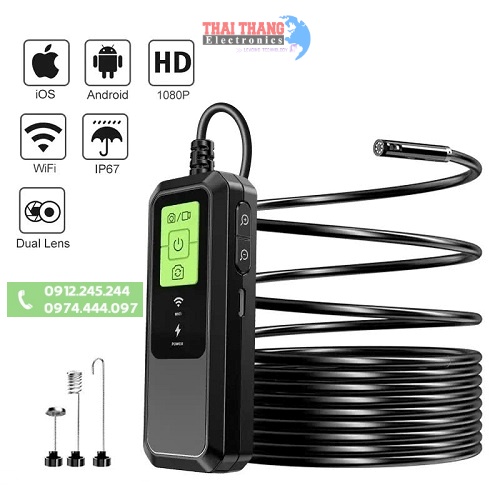 CAMERA SOI KHE HẸP, NỘI SOI MÁY,BUỒNG ĐỐT WIFI KHÔNG DÂY TERINO HD600