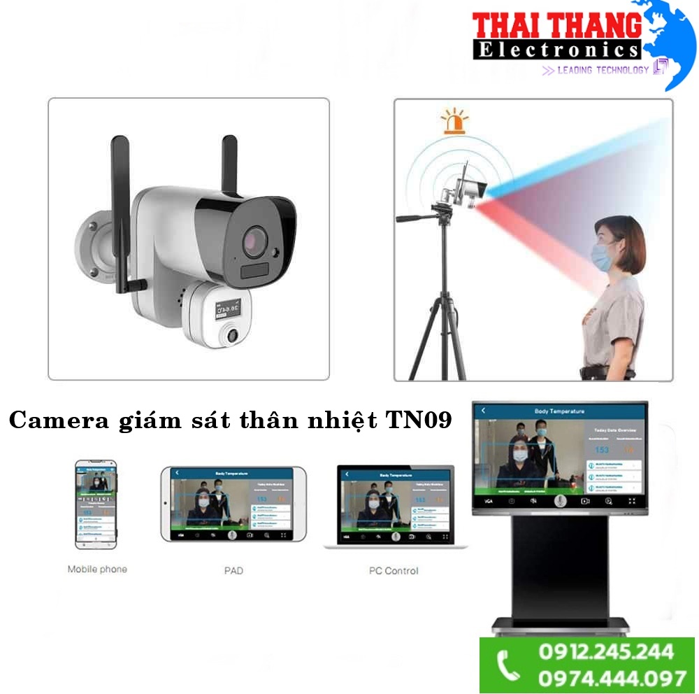 Cameara giám sát thân nhiệt TN09