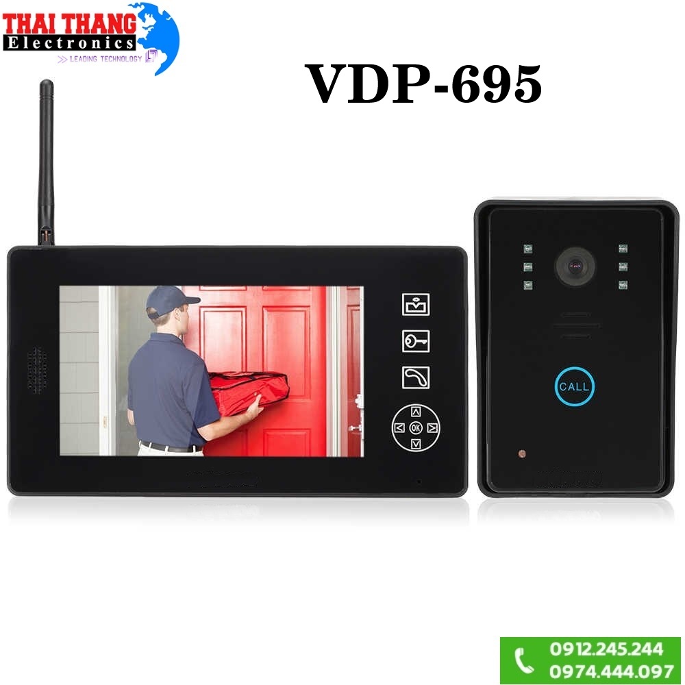 Chuông cửa màn hình không dây VDP-695