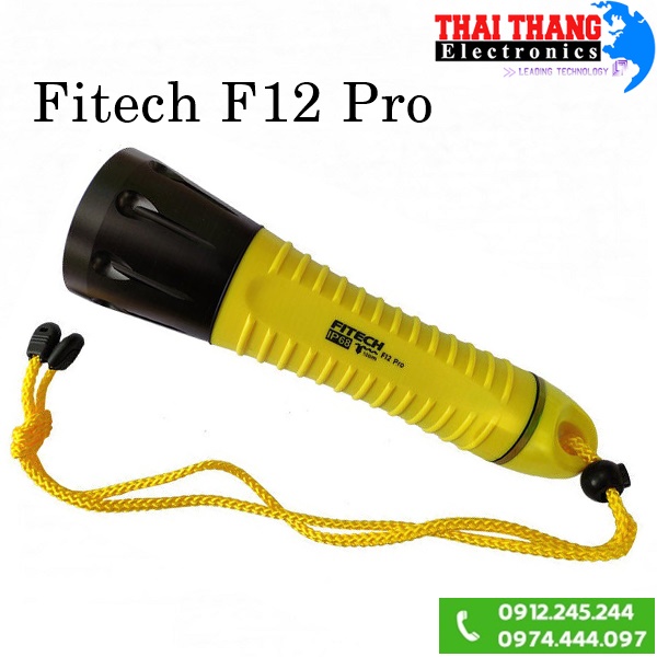 ĐÈN PIN LẶN BIỂN CHUYÊN NGHIỆP FITECH F12 PRO
