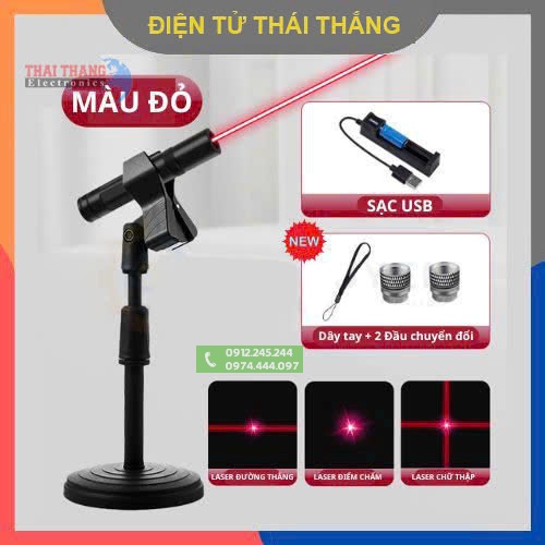 Đèn laser cầm tay xác định, căn chỉnh, đánh dấu điểm đa năng tia thẳng, tia dấu cộng và dấu chấm điểm,mầu đỏ cực mạnh WINNING LIGHT S460