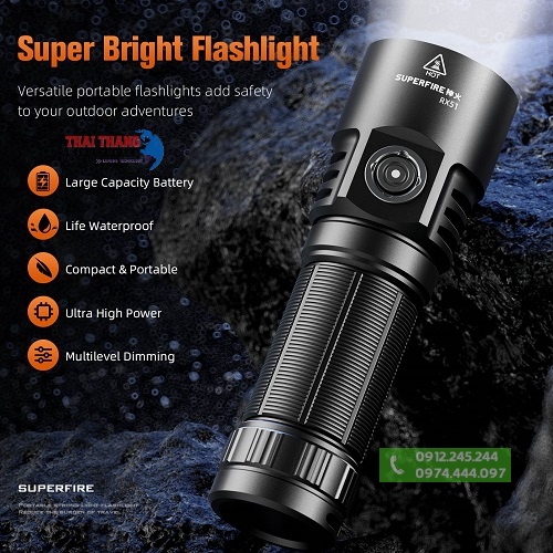 Đèn Pin Siêu Sáng Superfire L22