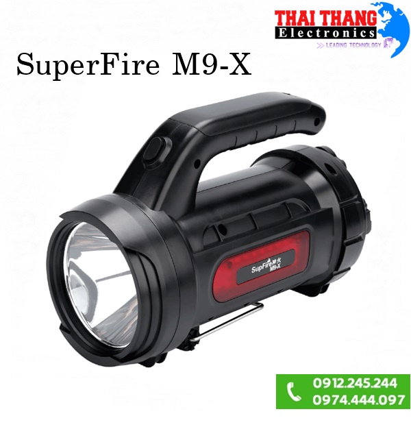 Đèn pin tìm kiếm cứu nạn Superfire M9-X