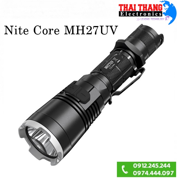 Đèn pin 13 chế độ sáng Nite Core MH27UV