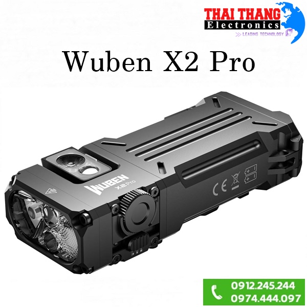 Đèn pin tia cực tím uv Wuben X2Pro UV 365nm