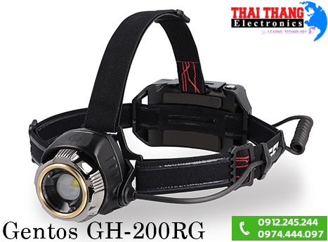 Đèn pin đeo đầu gentos gh-200rg 1200Lm