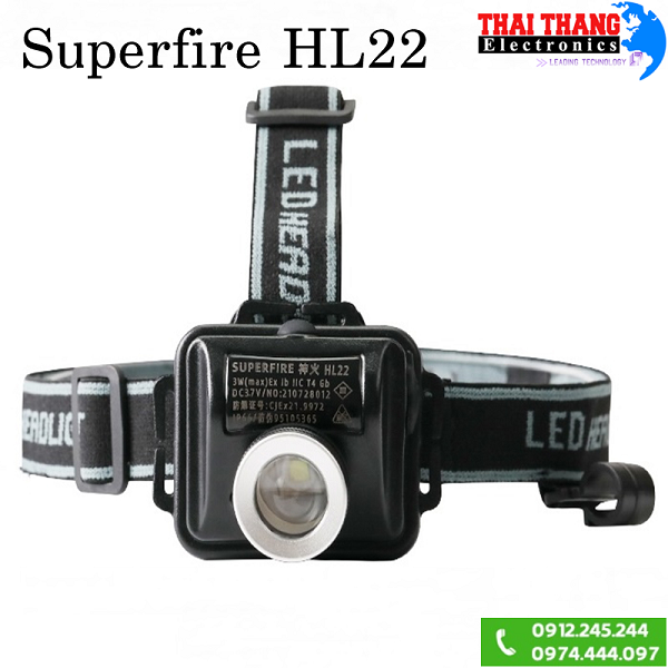 Đèn pin đeo đầu chống cháy nổ HL22