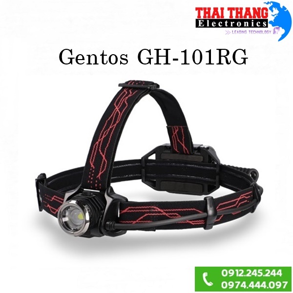 Đèn Pin Đeo Đầu Siêu Sáng Japan GENTOS GH-101RG