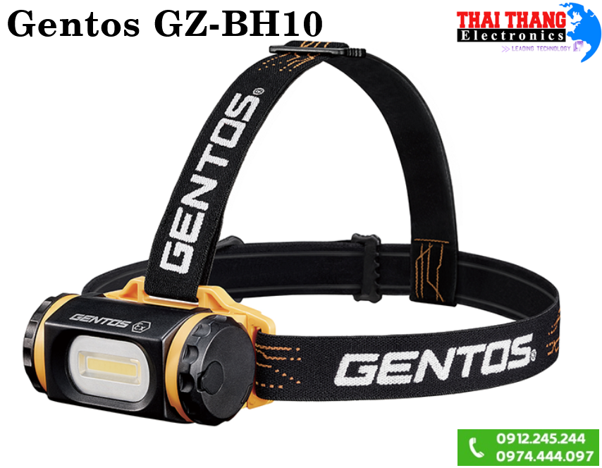 Đèn pin đeo đầu chống cháy nổ GENTOS GZ-BH10