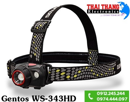 Đèn pin đeo đầu Nhật Bản GENTOS WS-343HD