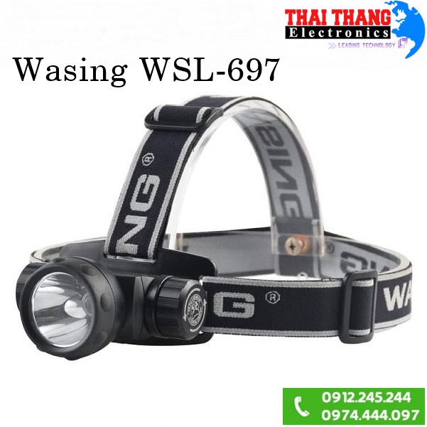 Đèn pin đeo đầu chóng cháy nổ siêu sáng Wasing WSL-697
