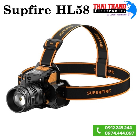 ĐÈN PIN ĐEO ĐẦU SUPFIRE HL58
