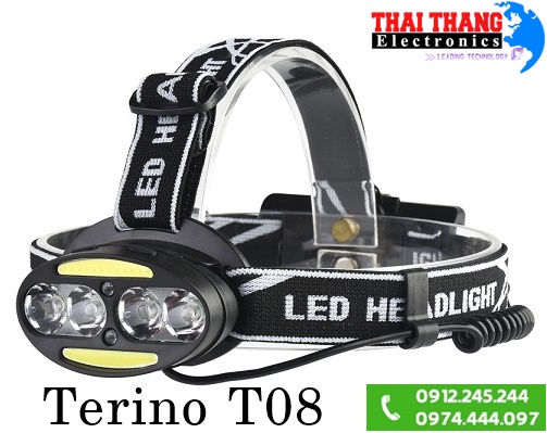 Đèn pin đeo đầu siêu sáng soi xa Terino T08