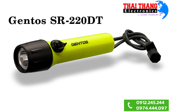 Đèn pin lặn cằm tay Nhật Bản GENTOS SR-220DT