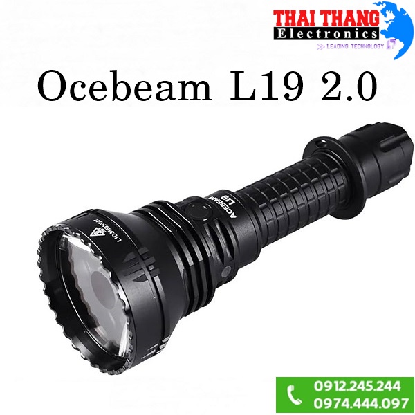 Đèn pin siêu sáng, soi xa Ocebeam L19 2.0