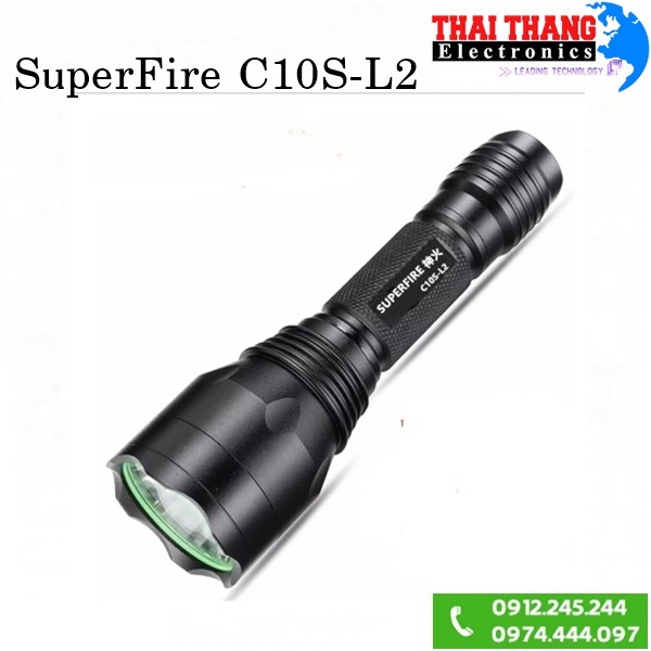 Đèn pin mini siêu sáng Superfire C10S-L2