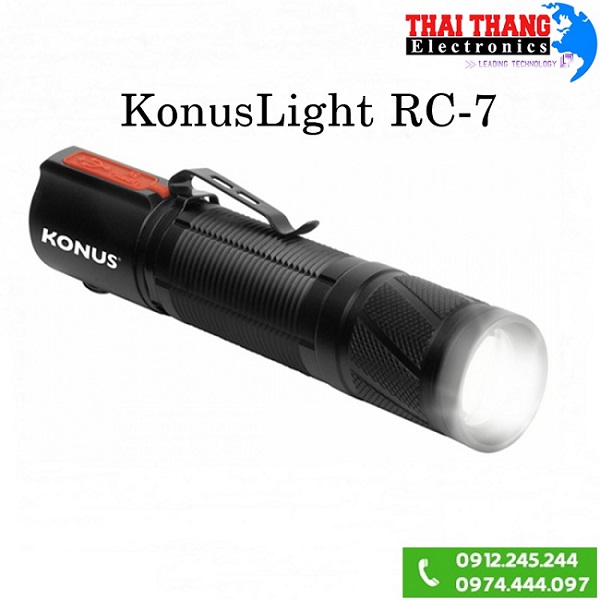 Đèn Pin siêu sáng KONUSLIGHT RC-7 1200LM