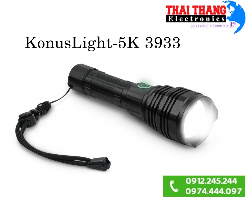 Đèn pin siêu sáng Italia KONUSLIGHT 5K 3933