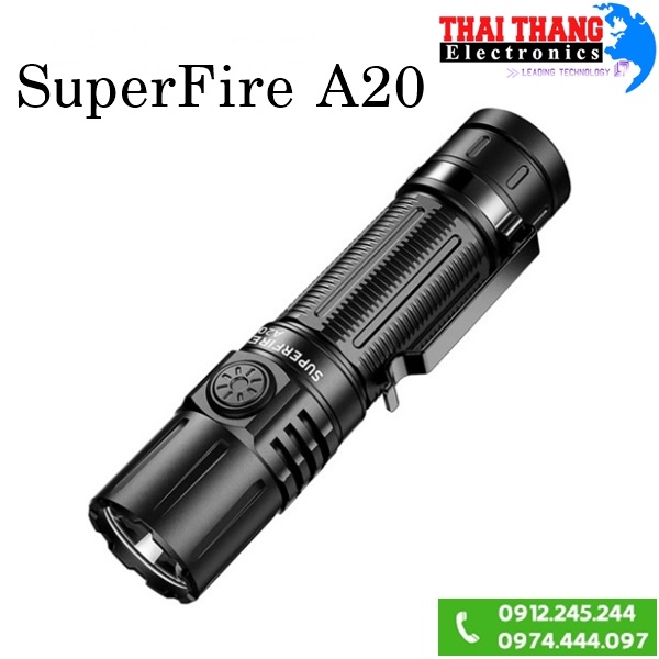 Đèn pin siêu sáng SupFire A20
