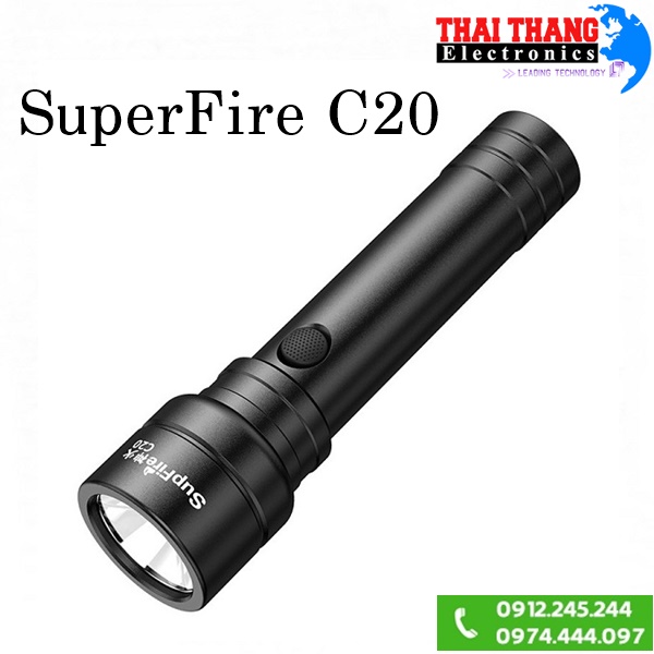 Đèn pin siêu sáng SuperFire C20
