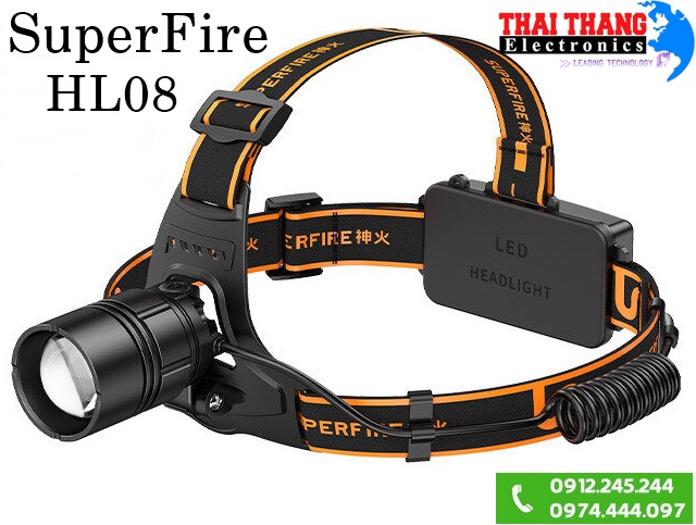 Đèn pin đội đầu siêu sáng Supfire HL08