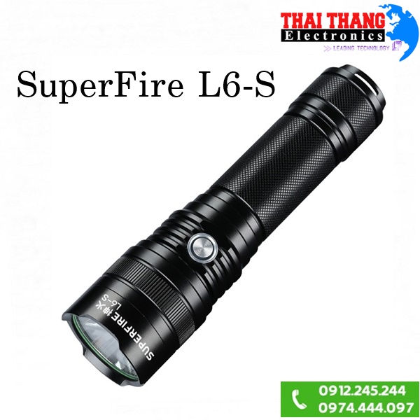 Đèn Pin siêu sáng soi xa SuperFire L6-S