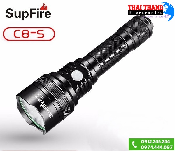 Đèn pin siêu sáng Supfire C8-S