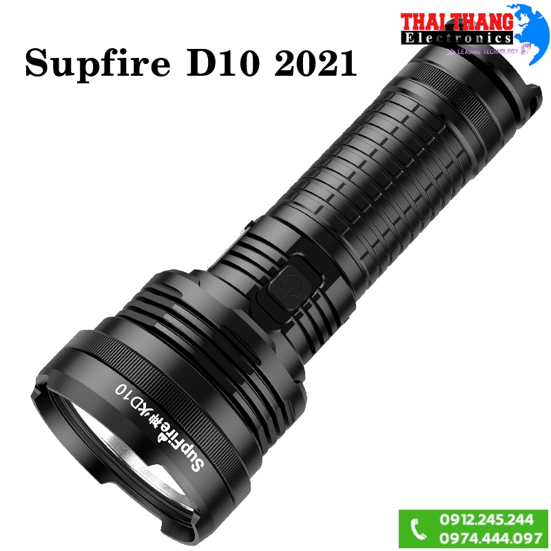 Đèn pin siêu sáng Supfire D10 2021