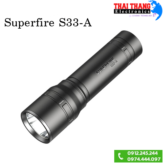 Đèn pin siêu sáng giá rẻ SUPERFIRE S33-A