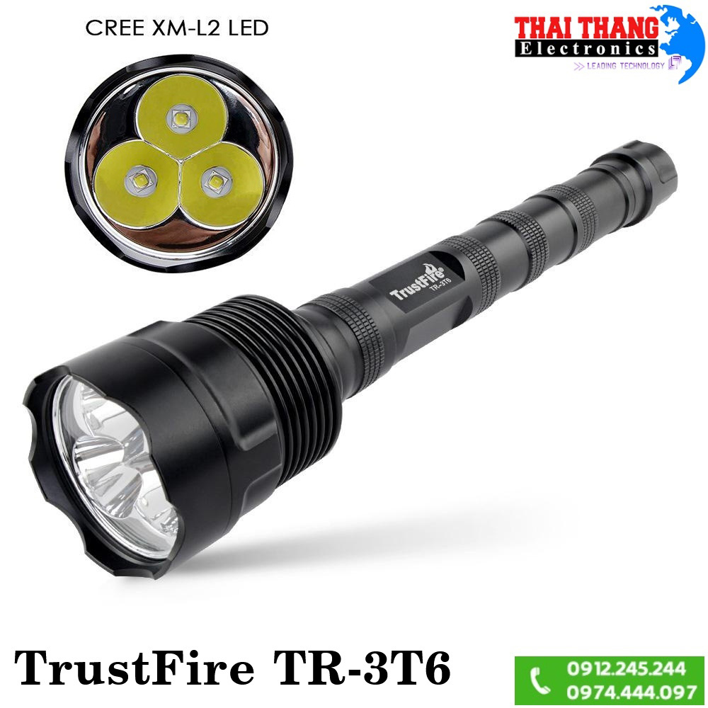 Đèn Pin siêu sáng TR-3T6 3800Lumen