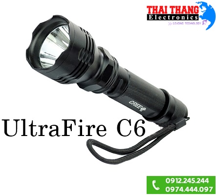 Đèn pin siêu sáng Ultrafire C6