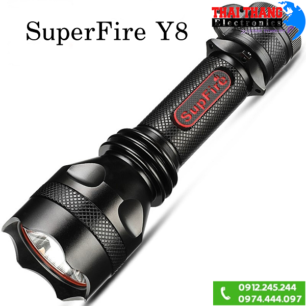 Đèn pin siêu sáng SuperFire Y8
