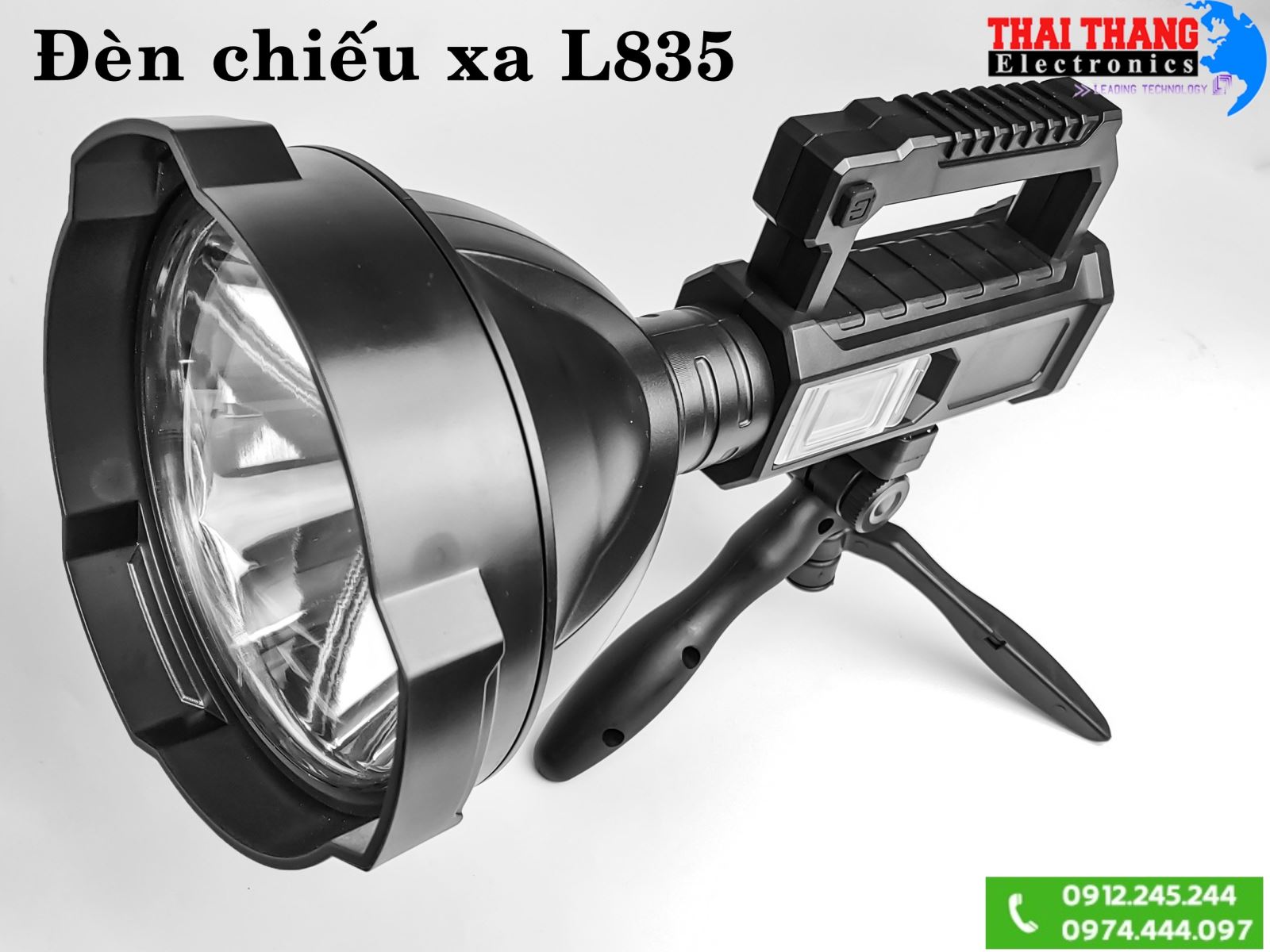 Đèn pin tuần tra, cứu hộ siêu sáng L835