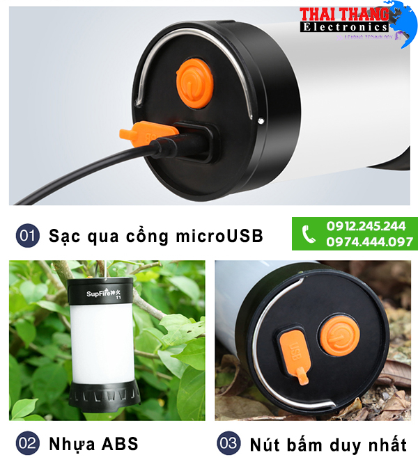 Đèn pin du lịch Supfire T1