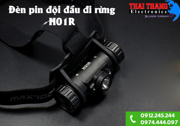 Đèn pin đội đầu chống nước H01R
