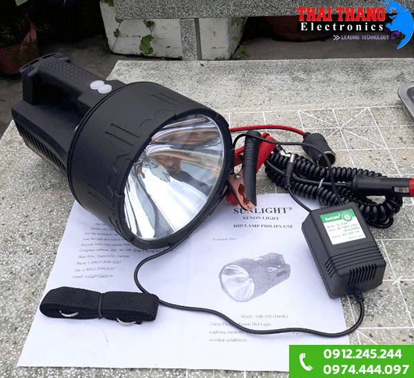 Đèn pin Xenon HID siêu sáng 100W