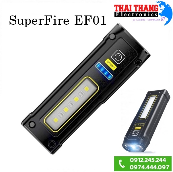 Đèn Pin EDC SuperFire EF01 10W 470 Lm