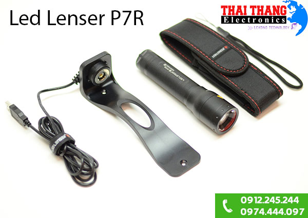 Đèn pin Led Lenser P7R đèn pin sạc
