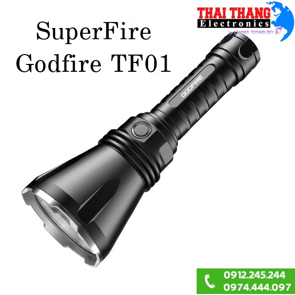 Đèn pin soi xa hơn 1000m SuperFire TF01