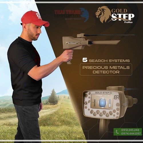 Máy Dò Kim Loại GOLD STEP PRO MAX