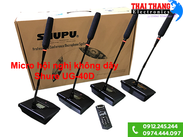 Hệ thống micro hội thảo không dây Shupu UG40