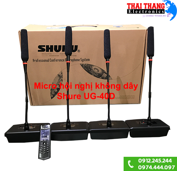 Hệ thống micro hội thảo không dây Shupu UG40