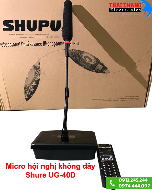 Hệ thống micro hội thảo không dây Shupu UG40