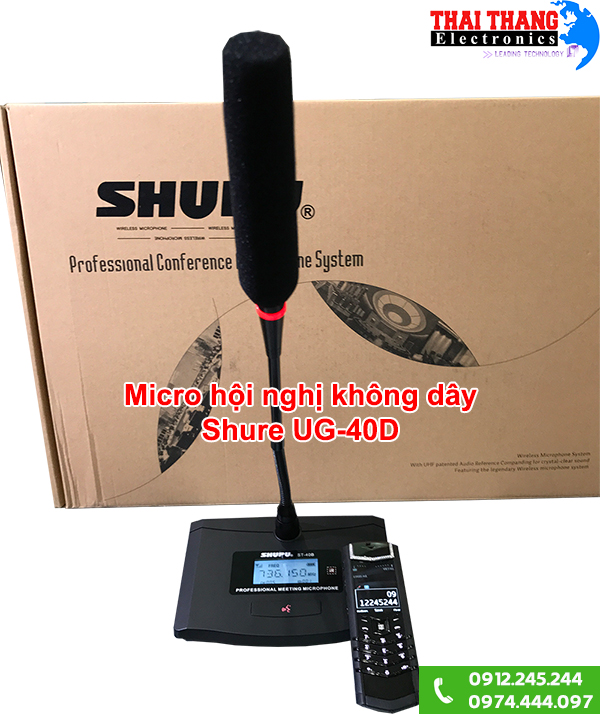 Hệ thống micro hội thảo không dây Shupu UG40