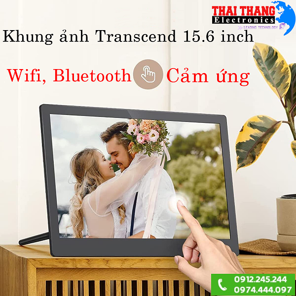 Khung ảnh số android 15.6 inch android transcend