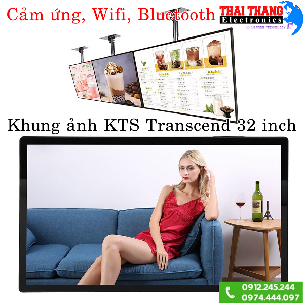 KHUNG ẢNH SỐ ANDROID TRANSEND 32 INCH